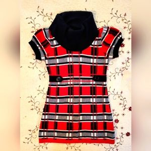 90's MOD Plaid Mini Dress